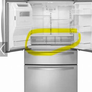 WHIRLPOOL refrig French door triple crisper rolling replacement extra shelves